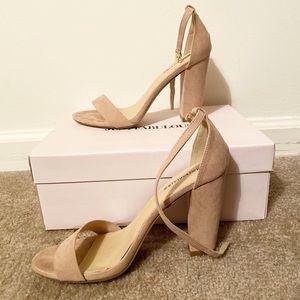JustFab Mauve/Pink Pumps Size:9